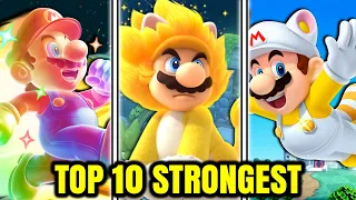 Top 10 STRONGEST Power Ups in the Mario Universe