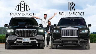 2021 Mercedes Maybach GLS 600 против Rolls Royce Cullinan