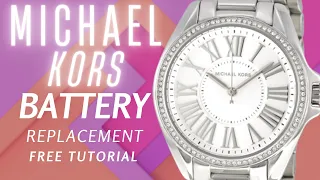 ￼Michael Kors Watch | Michael Kors watch battery | battery Replacement | DIY