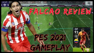 R. Falcao CF 93-Rated Card Review || PES Mobile 2021 - Gameplay || Pes Players Review #1