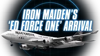 Iron Maiden's 'Ed Force One' Arrives in Brisbane [with ATC audio]