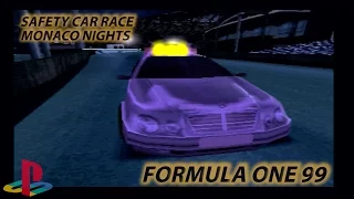 Formula One 99 | Safety Car Race | Monaco Nights | Cheats | PlayStation/PS1/PSX HD