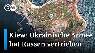 Wieder unter ukrainischer Kontrolle: Russlands Rückzug von Schlangeninsel | DW Nachrichten