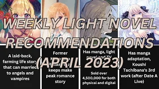 "Top 20 Must-Read Light Novels for April 2023: Discover Your Next Favorite Story!"