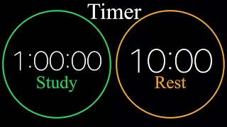 Study timer/✏️공부 asmr📚/🔥장작타는 소리🔥/☔️빗소리💧/공부 타이머⏱/ 10시간 공부/집중력