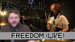 DRUMMER REACTS TO AKANE SHOWING OFF!! BAND-MAID / FREEDOM Live