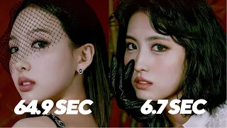 TWICE —  in which title track each member had more and least lines