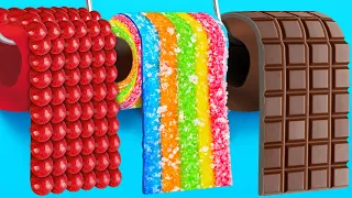 ADOPTÉ PAR WILLY WONKA || Usine de Chocolat à la Maison ! Recettes Incroyables par 123 GO! FOOD