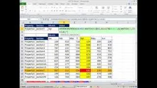 Excel Magic Trick 781  Three Way Lookup  INDEX and MATCH and Concatenated Ranges   Cells   YouTube