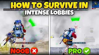 HOW TO SURVIVE INTENSE CONQUEROR LOBBIES IN BGMI🔥TIPS & TRICKS | Mew2.