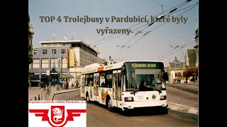 TOP 4 Trolejbusy v Pardubicích, které byly vyřazeny