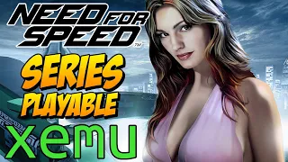 NEED FOR SPEED SERIES  | XEMU 0.6.2 WIP 2022 | PLAYABLE | Xbox Emulator