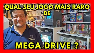 QUAL O JOGO MAIS RARO DE MEGA DRIVE | COLEÇÃO DO GILÃO