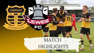 Match Highlights Cheshunt FC VS Lewes FC 06/04/24