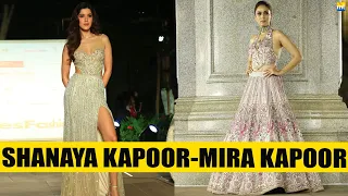 Mira Rajput and Shanaya Kapoor walk Ramp At Bombay Fashion Week | BFW 2024
