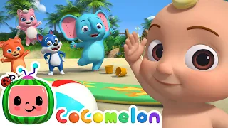 Balloon Beach Song | CoComelon Animal Time | Animals for Kids