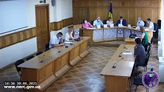 Відкрите засідання НКРЕКП 30-06-2021