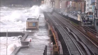 Rough sea at Dawlish