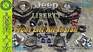 Jeep Liberty Front Lift Kit & New Suspension, Project Renegade Ep.15