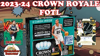 Worth The HYPE!?! 💥🏀 2023-24 Panini Crown Royale Hobby Box First Off The Line (FOTL) - review