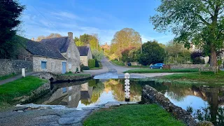 A Thousand-Year-Old English Village - Silent Journey Through Shilton's Countryside - ENGLAND