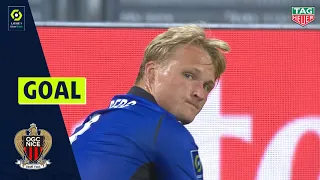 Goal Kasper DOLBERG (27' - OGC NICE) OLYMPIQUE LYONNAIS - OGC NICE (2-3) 20/21