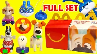 Opening 2019 Secret Life of Pets 2 McDonald's Happy Meal Toys Full Set