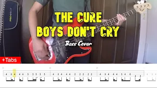 The cure-Boys Don't Cry bass cover (Tabs in video)