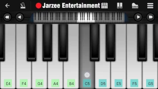 Aashiqui 2 theme Piano Tutorial on Mobile by Jarzee Entertainment