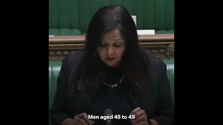 Yasmin Qureshi on male suicide rates