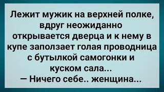 Ненасытная Проводница Пришла к Мужику в Купе! Сборник Свежих Анекдотов! Юмор!