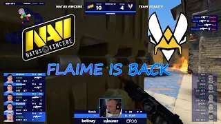 Flaime is Back ! NaVi vs Vitality ! Blast Premier LONDON 2020 ! Inferno