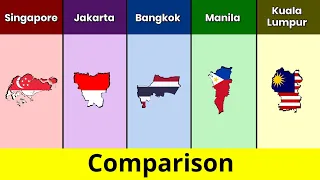 Singapore vs Jakarta vs Bangkok vs Manila vs Kuala Lumpur | City Comparison | Data Duck 2.o