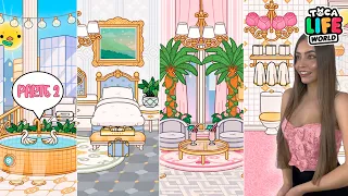 DECORO EL SEGUNDO PISO DEL NUEVO HOTEL 5 ESTRELLAS 🏩🌸⭐️ | 5 Star Hotel | Toca Boca House Idea