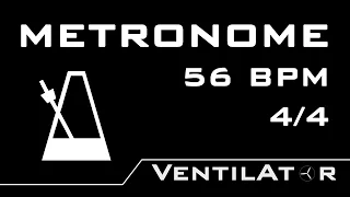 56 BPM Metronome @ 4/4 Bars Counting