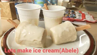 How to make Ghanaian  icecream (Abele)