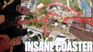SIX-YEAR-OLD GIRL CONQUERS MrBEAST'S #1 RANKED MOST INSANE ROLLER COASTER IN THE WORLD!