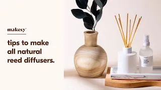 how to make a natural reed diffuser with all natural ingredients 🌹