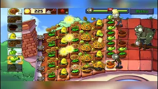 Plants vs Zombies (Roof) Level 8