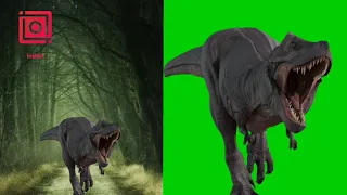 Green Screen Effects (Dinosaur) On InShot App (Inshot Tutorial)