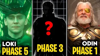 Marvel Most Powerful Character in every Phase | Phase 1 - 5 Most Powerful Characters ?