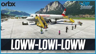 MSFS LIVE | Innsbruck (LOWI) Circle to Land RWY08 | Fenix A320 | Birthday Stream 🎉🎁