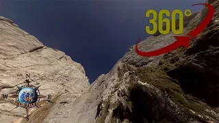 (Видео 360°) Пшехский водопад/Россия, Республика Адыгея.