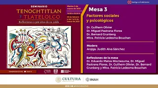 Seminario “Tenochtitlan y Tlatelolco. Reflexiones a 500 años de su caída”. Mesa 3