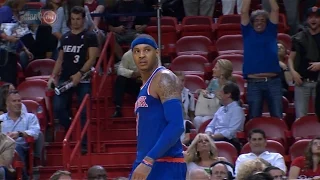 Carmelo Anthony Full Highlights 2013.04.02 at Heat - UNREAL 50 Pts, Amazing Shooting, ON FIRE!