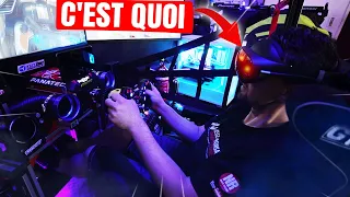 Je visite le SETUP SIM RACING d'un abonné (il est dans le futur...)