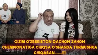 MIRZABEK XOLMEDOV QIZINI QACHON UZATISHINI AYTDI....!!!