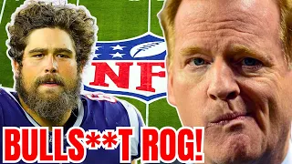 Patriots Star David Andrews CRUSHES Roger Goodell as 18 Game NFL Season STEAMROLLS AHEAD!