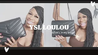 LUXURY BAG REVIEW: YSL LOU LOU + WHAT'S IN MY BAG!?!