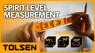 TOLSEN® Mini Spirit Level with Magnetic Torpedo Level Mini Bubble Level 35210